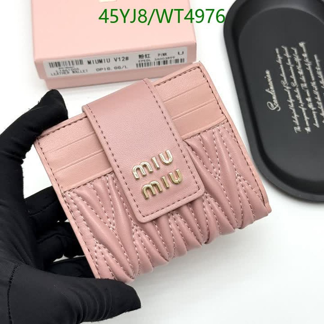 Miu Miu-Wallet-4A Quality Code: WT4976 $: 45USD