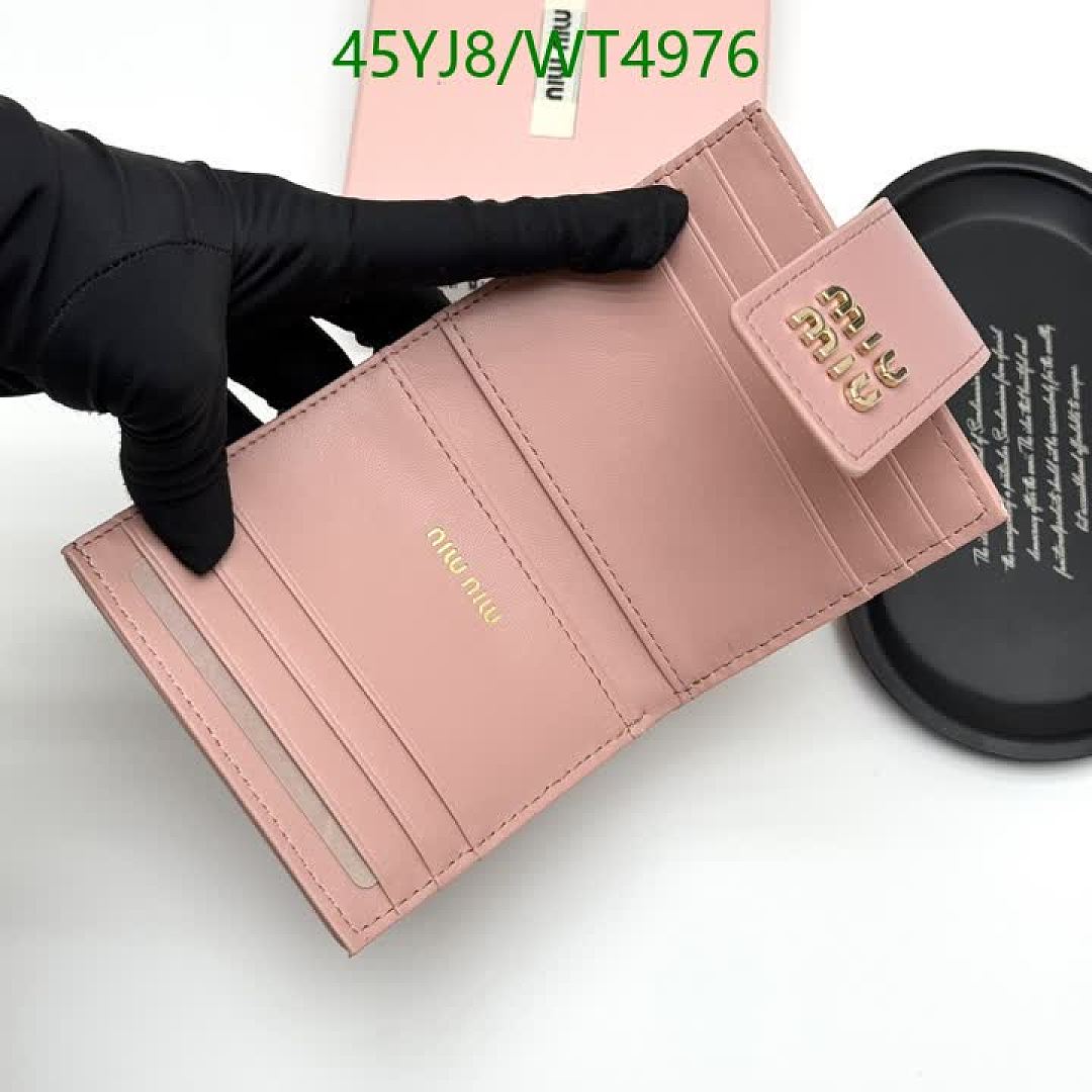 Miu Miu-Wallet-4A Quality Code: WT4976 $: 45USD