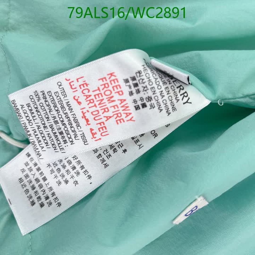 Burberry-Kids Clothing Code: WC2891 $: 79USD