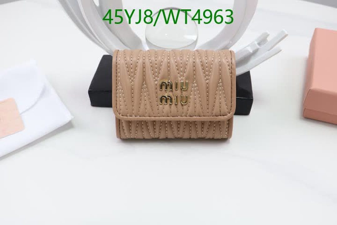 Miu Miu-Wallet-4A Quality Code: WT4963 $: 45USD