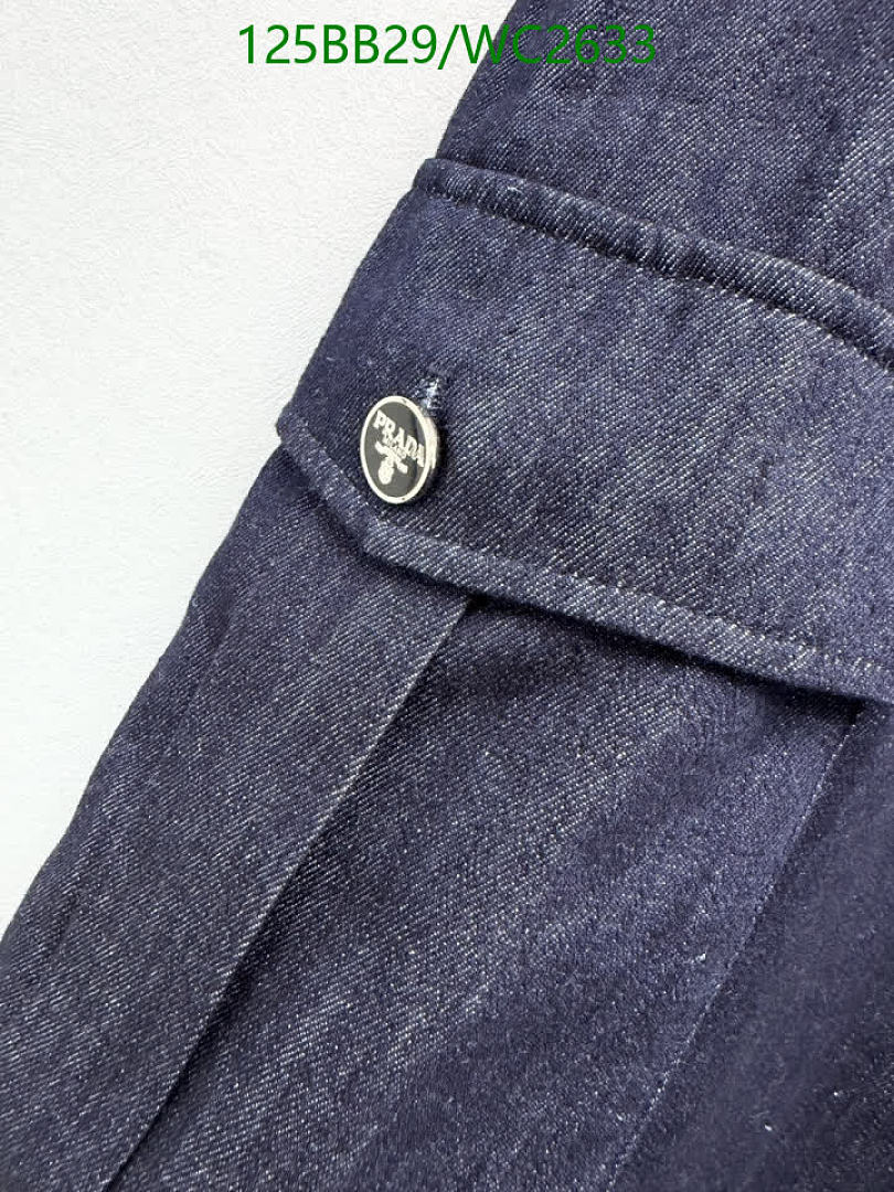 Prada-Clothing Code: WC2633 $: 125USD