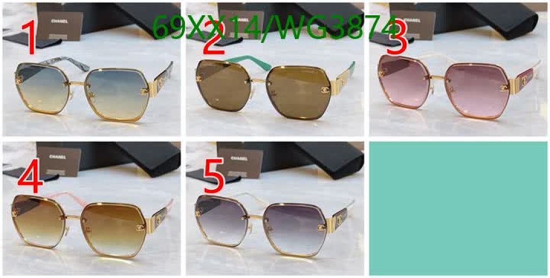 Chanel-Glasses Code: WG3874 $: 69USD