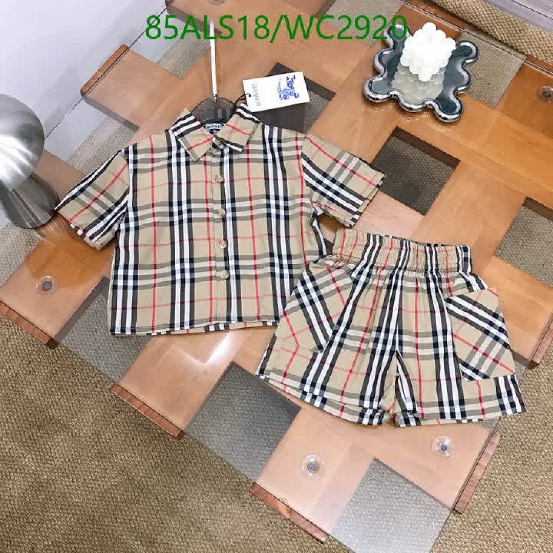 Burberry-Kids Clothing Code: WC2920 $: 85USD