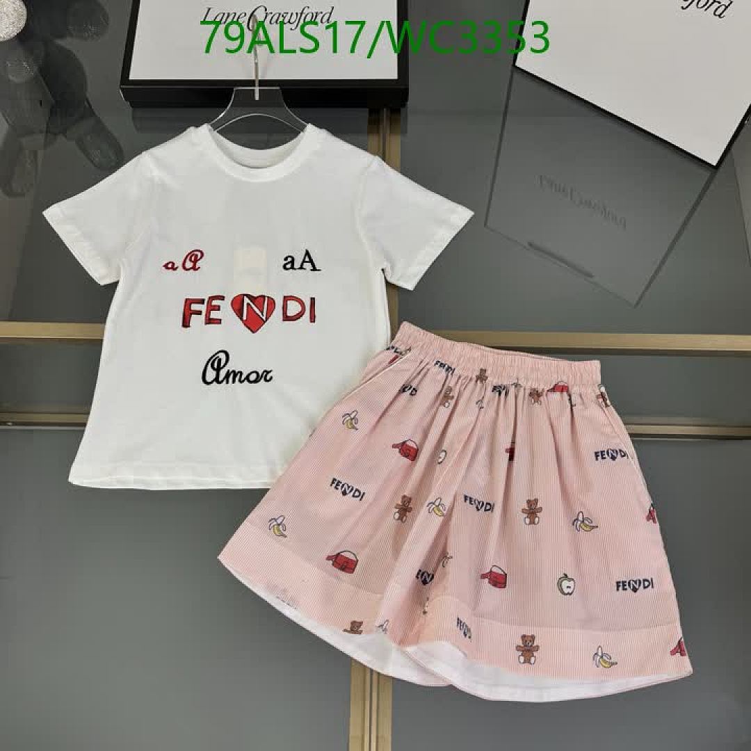 Fendi-Kids clothing Code: WC3353 $: 79USD