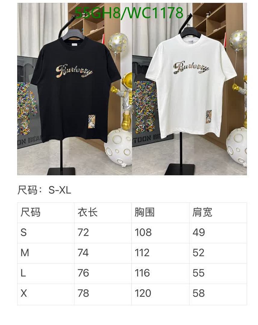 Burberry-Clothing Code: WC1178 $: 55USD