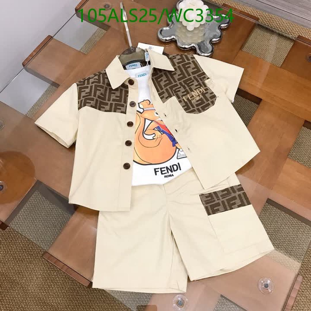 Fendi-Kids clothing Code: WC3354 $: 105USD