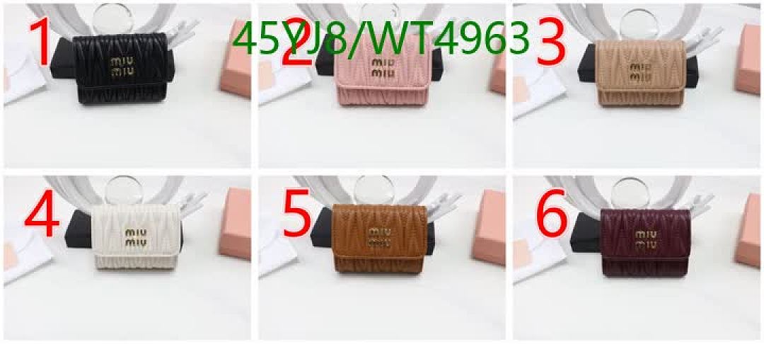 Miu Miu-Wallet-4A Quality Code: WT4963 $: 45USD