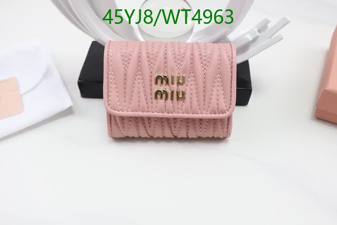 Miu Miu-Wallet-4A Quality Code: WT4963 $: 45USD