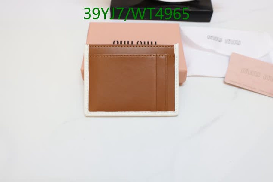 Miu Miu-Wallet-4A Quality Code: WT4965 $: 39USD