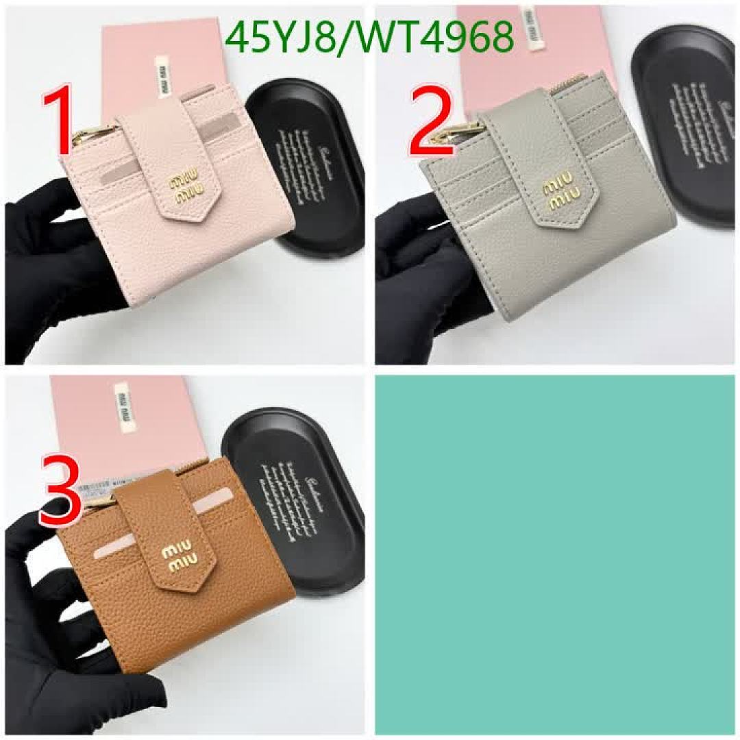 Miu Miu-Wallet-4A Quality Code: WT4968 $: 45USD