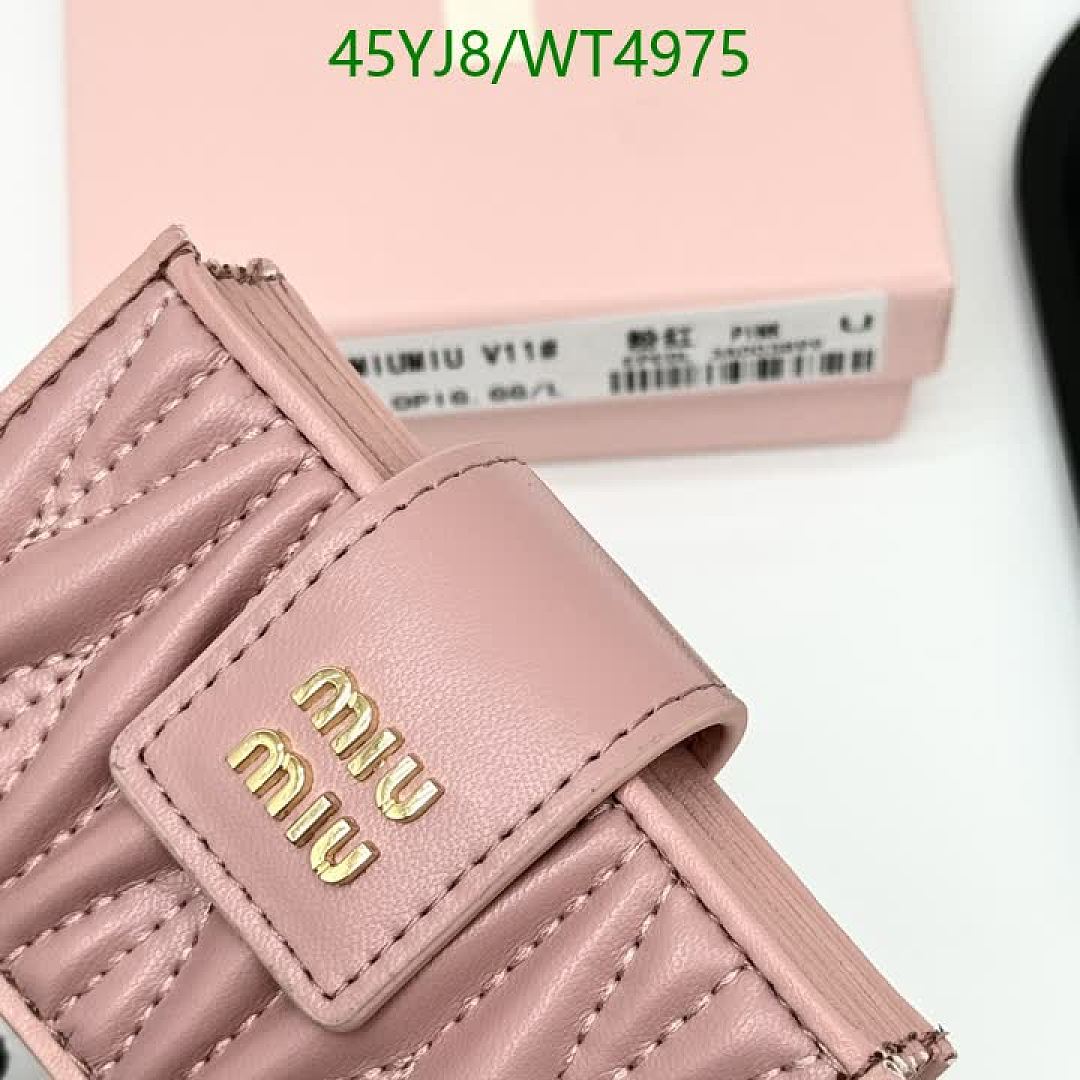 Miu Miu-Wallet-4A Quality Code: WT4975 $: 45USD