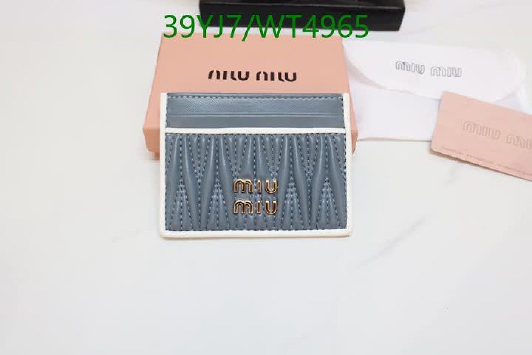 Miu Miu-Wallet-4A Quality Code: WT4965 $: 39USD