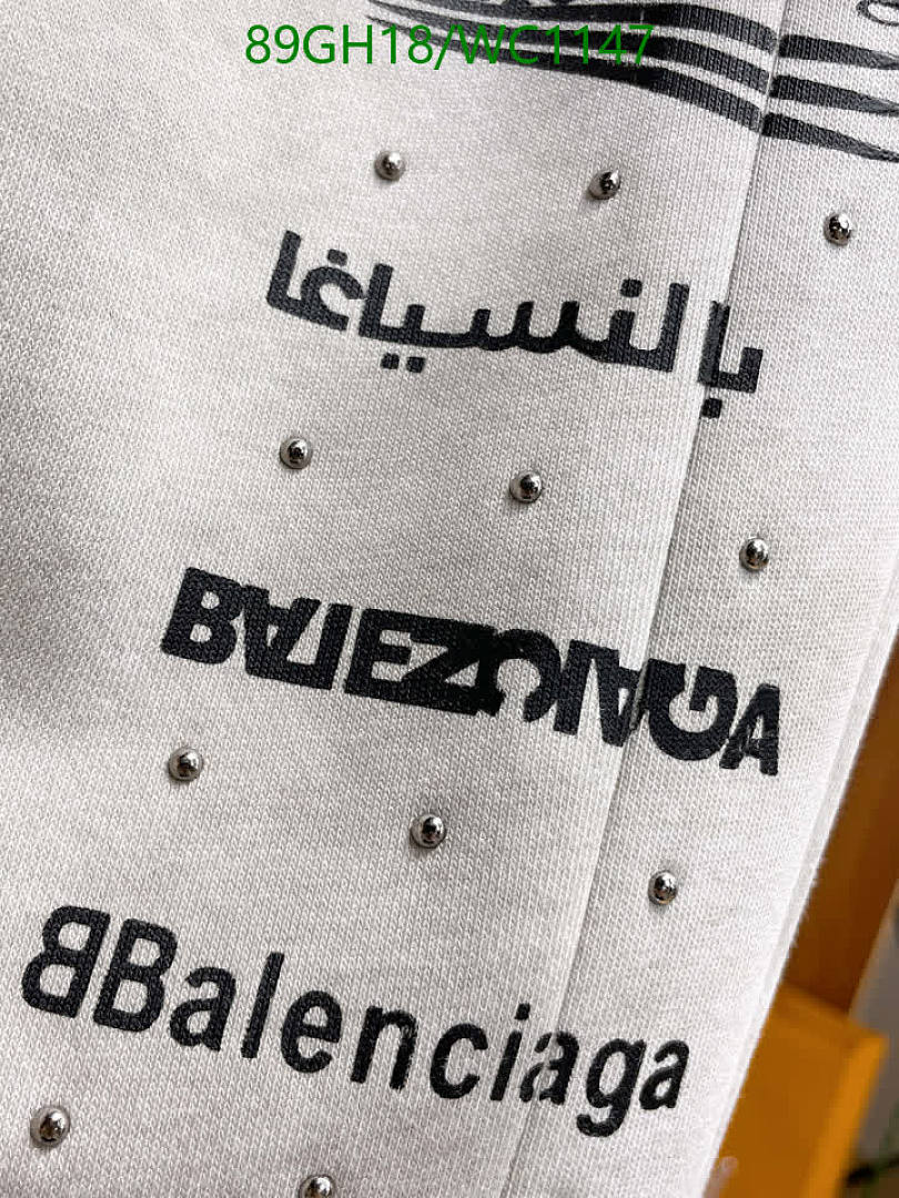 Balenciaga-Clothing Code: WC1147 $: 89USD