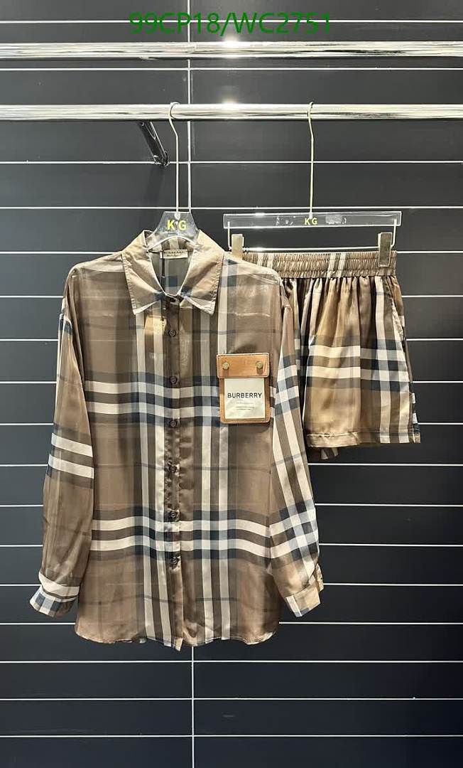 Burberry-Clothing Code: WC2751 $: 99USD
