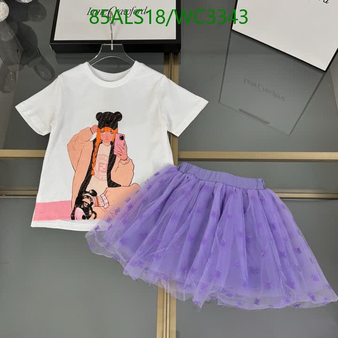 Fendi-Kids clothing Code: WC3343 $: 85USD