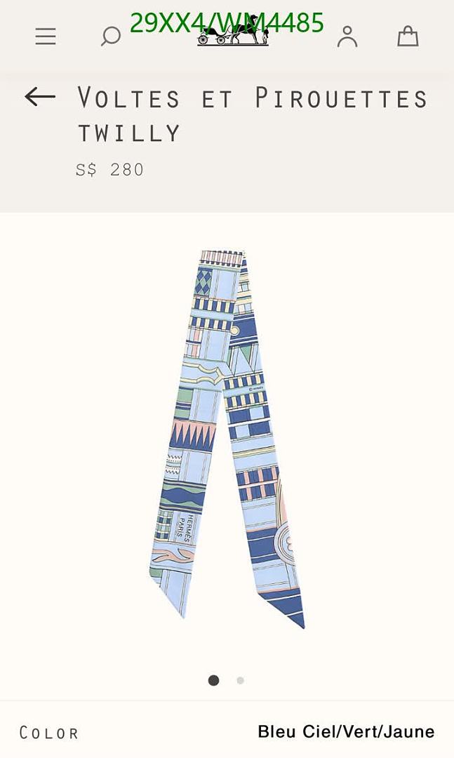 Hermes-Scarf Code: WM4485 $: 29USD