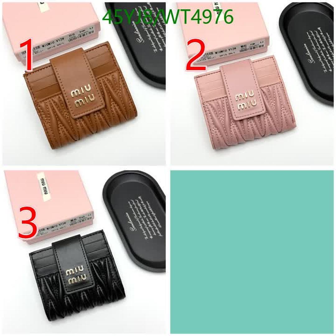 Miu Miu-Wallet-4A Quality Code: WT4976 $: 45USD
