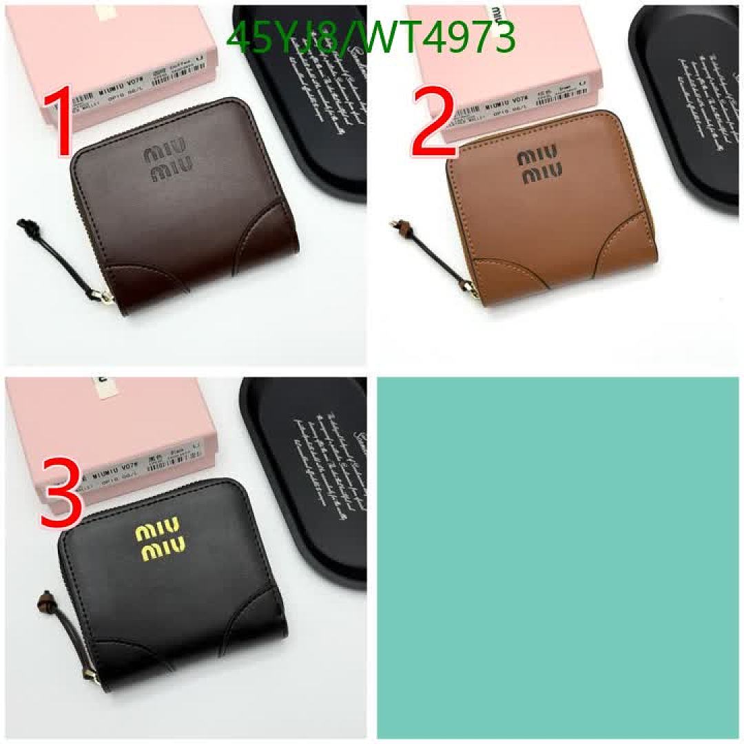 Miu Miu-Wallet-4A Quality Code: WT4973 $: 45USD