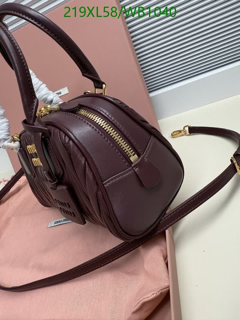 Miu Miu-Bag-Mirror Quality Code: WB1040 $: 219USD