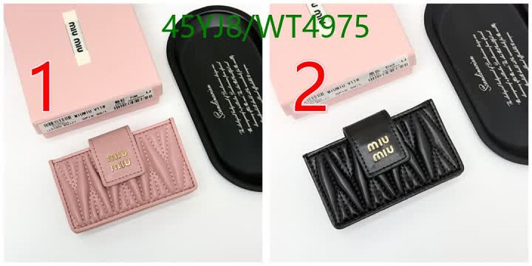 Miu Miu-Wallet-4A Quality Code: WT4975 $: 45USD