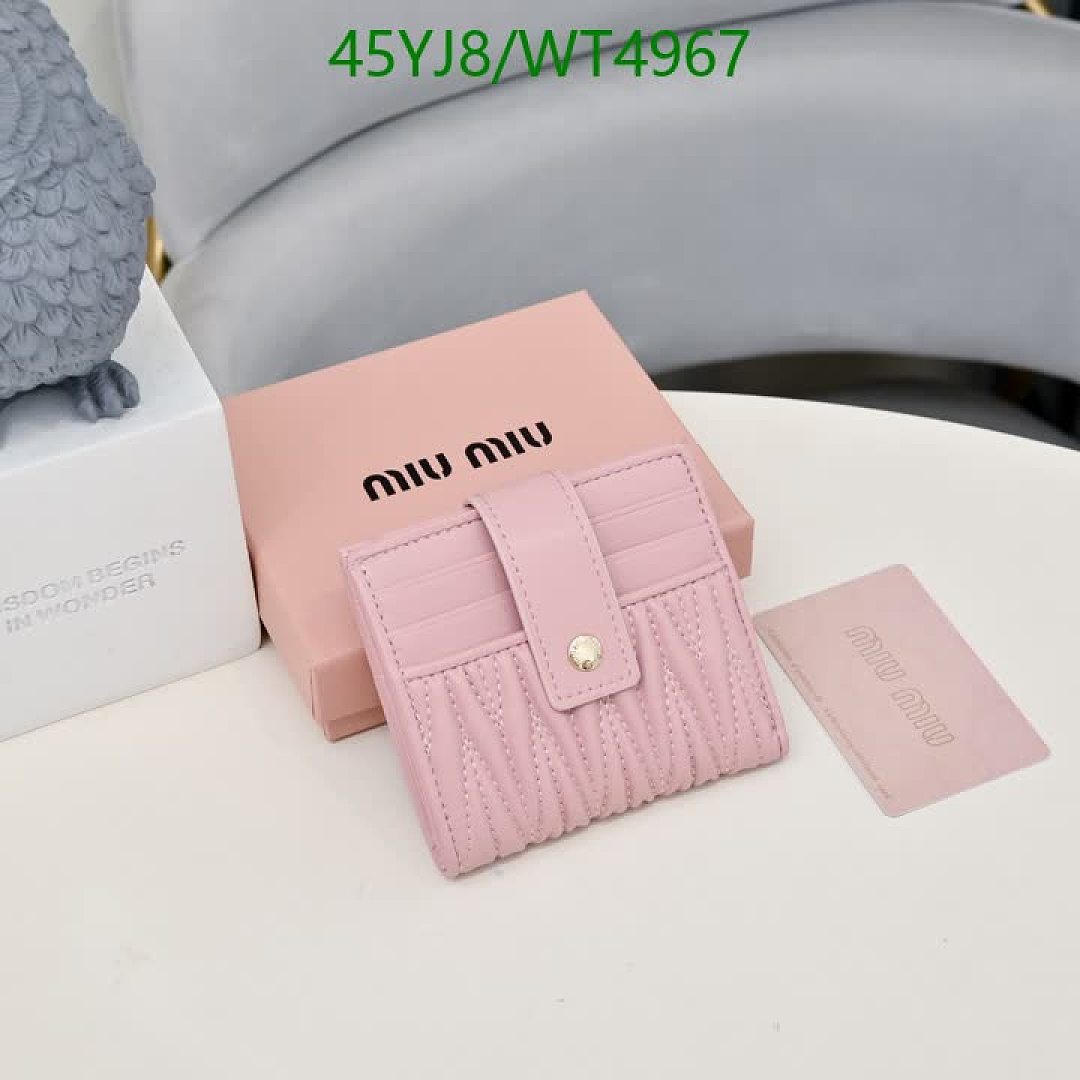 Miu Miu-Wallet-4A Quality Code: WT4967 $: 45USD