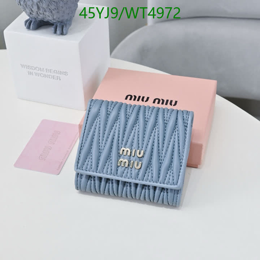 Miu Miu-Wallet-4A Quality Code: WT4972 $: 45USD
