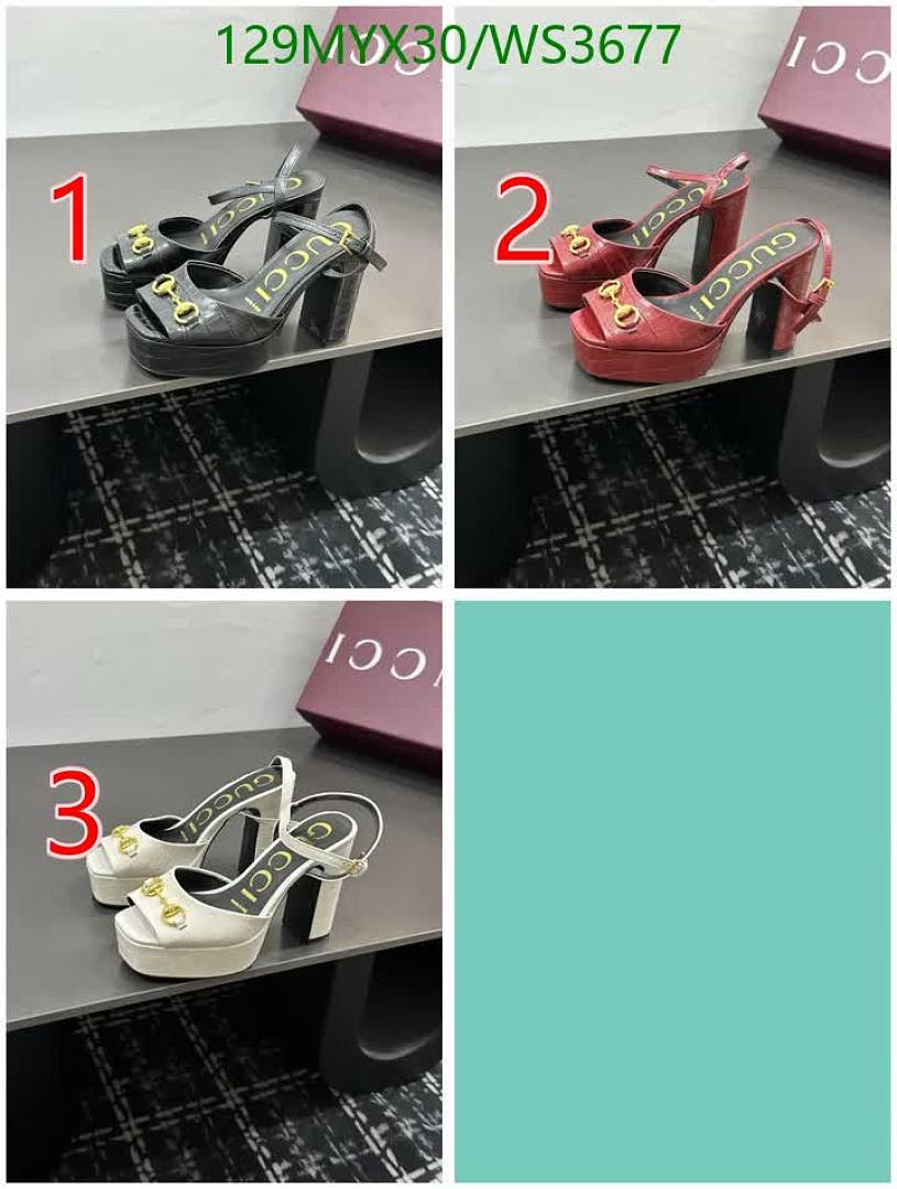 Gucci-Women Shoes Code: WS3677 $: 129USD