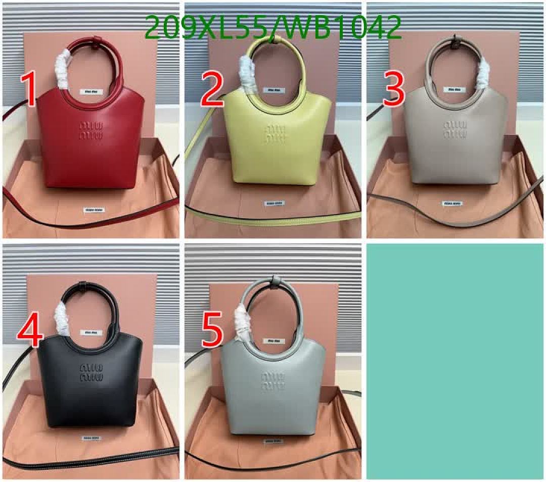 Miu Miu-Bag-Mirror Quality Code: WB1042 $: 209USD