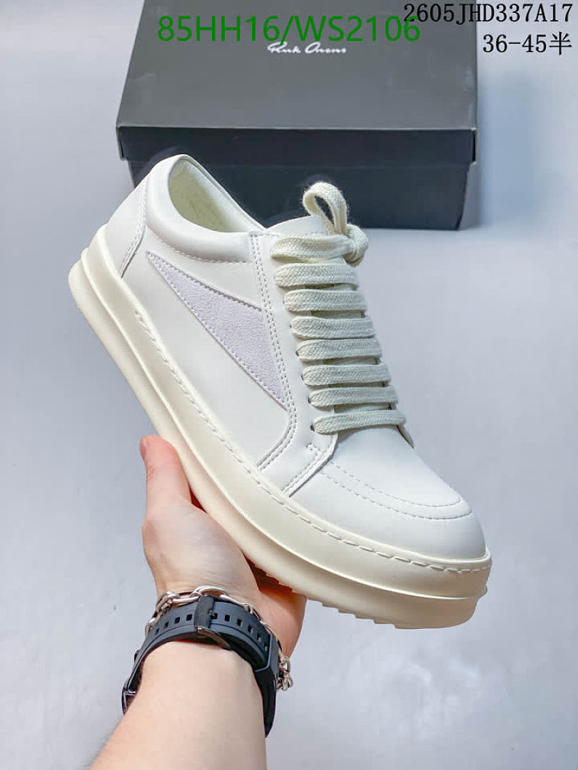 Rick Owens-Men shoes Code: WS2106 $: 85USD