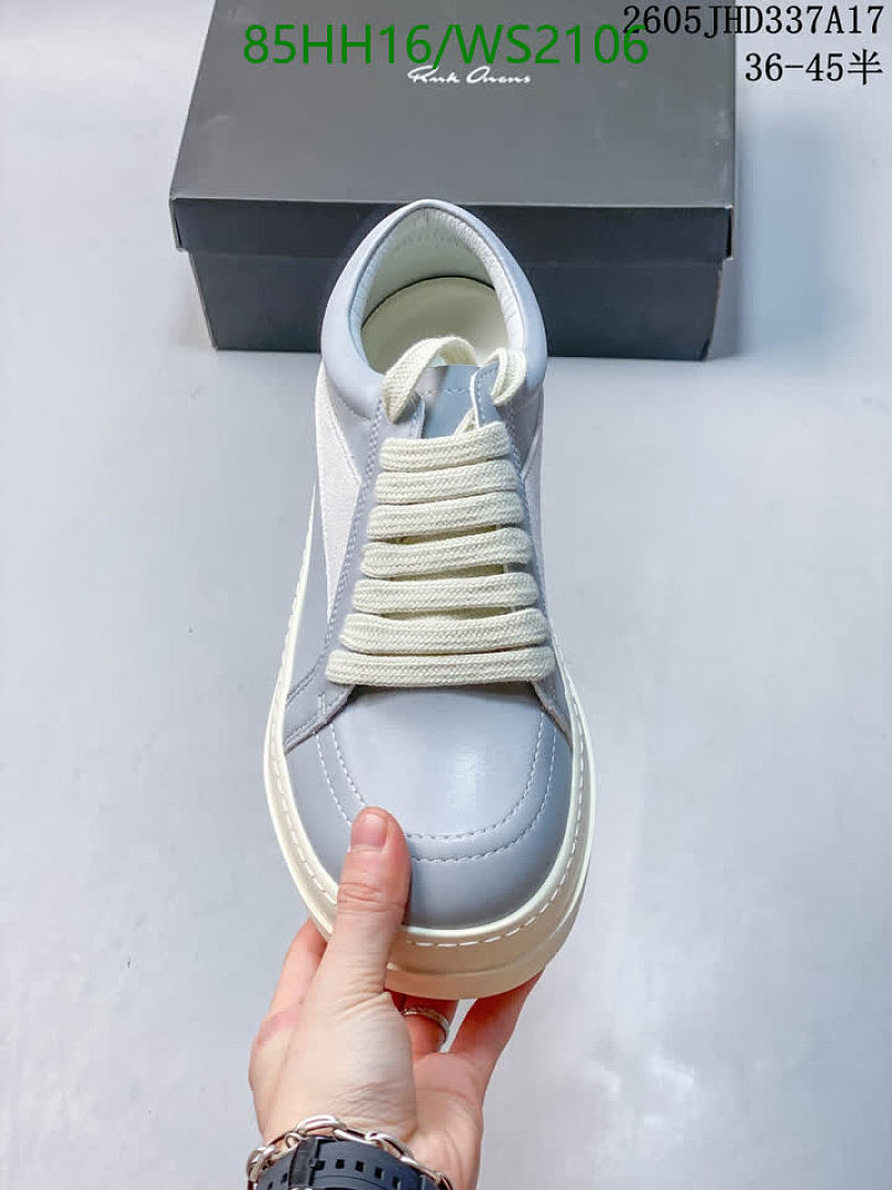 Rick Owens-Men shoes Code: WS2106 $: 85USD