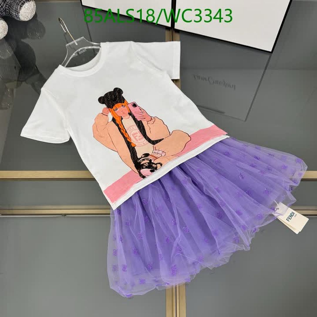 Fendi-Kids clothing Code: WC3343 $: 85USD