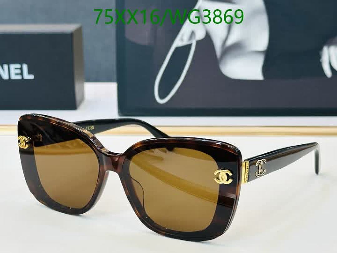 Chanel-Glasses Code: WG3869 $: 75USD