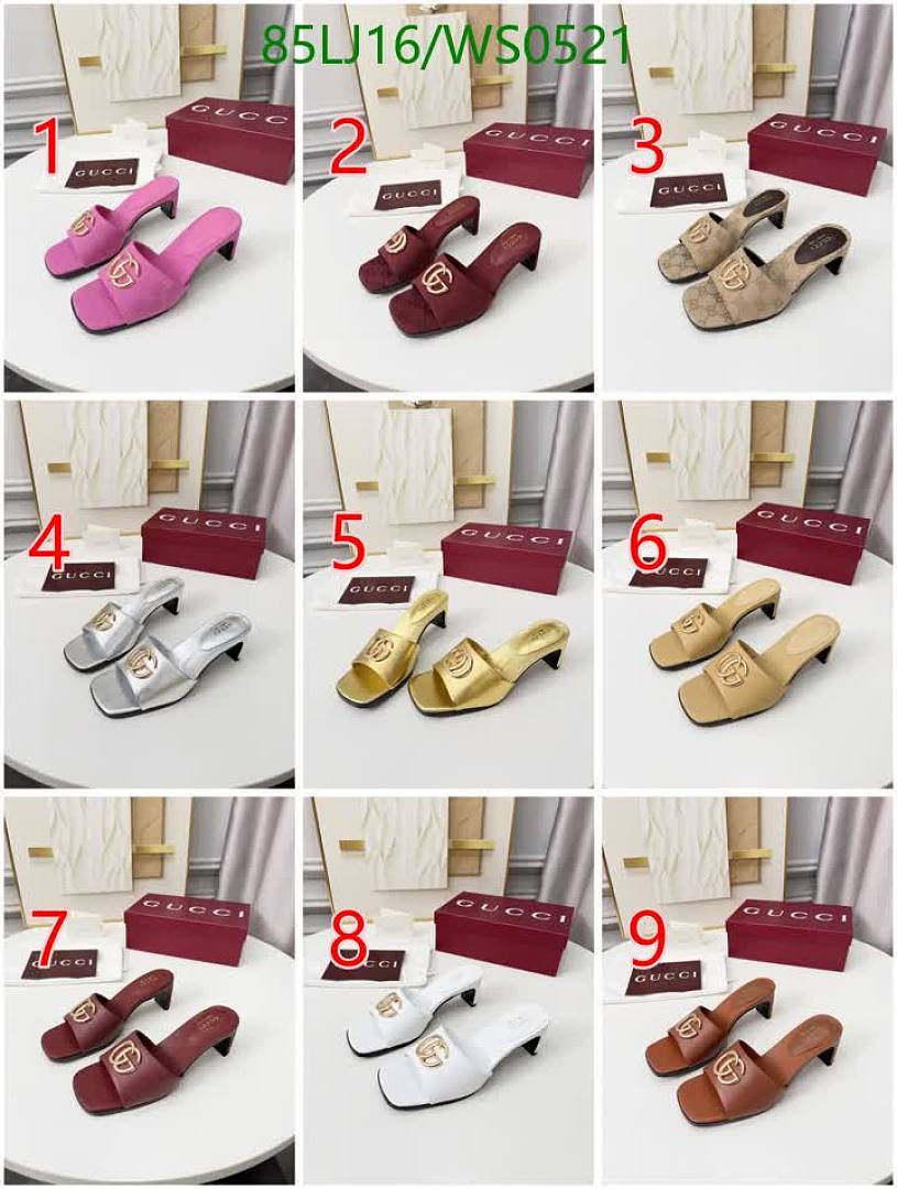 Gucci-Women Shoes Code: WS0521 $: 85USD