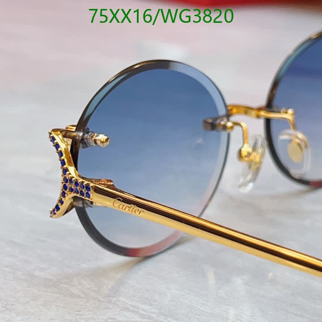 Cartier-Glasses Code: WG3820 $: 75USD