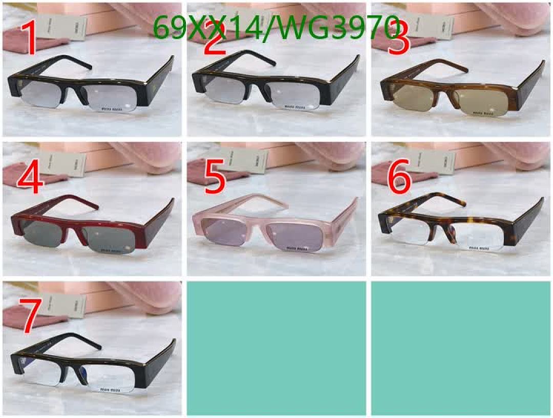Miu Miu-Glasses Code: WG3970 $: 69USD