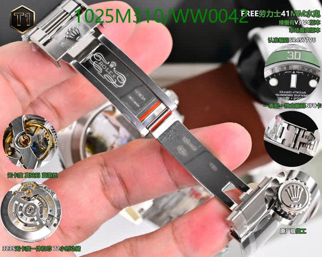 Rolex-Watch-Mirror Quality Code: WW0042 $: 1025USD