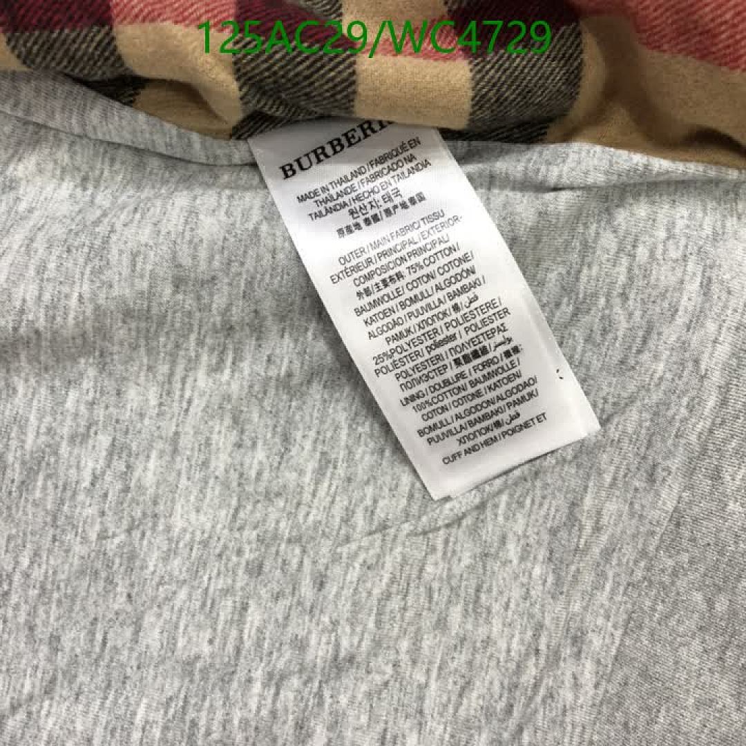 Burberry-Clothing Code: WC4729 $: 125USD