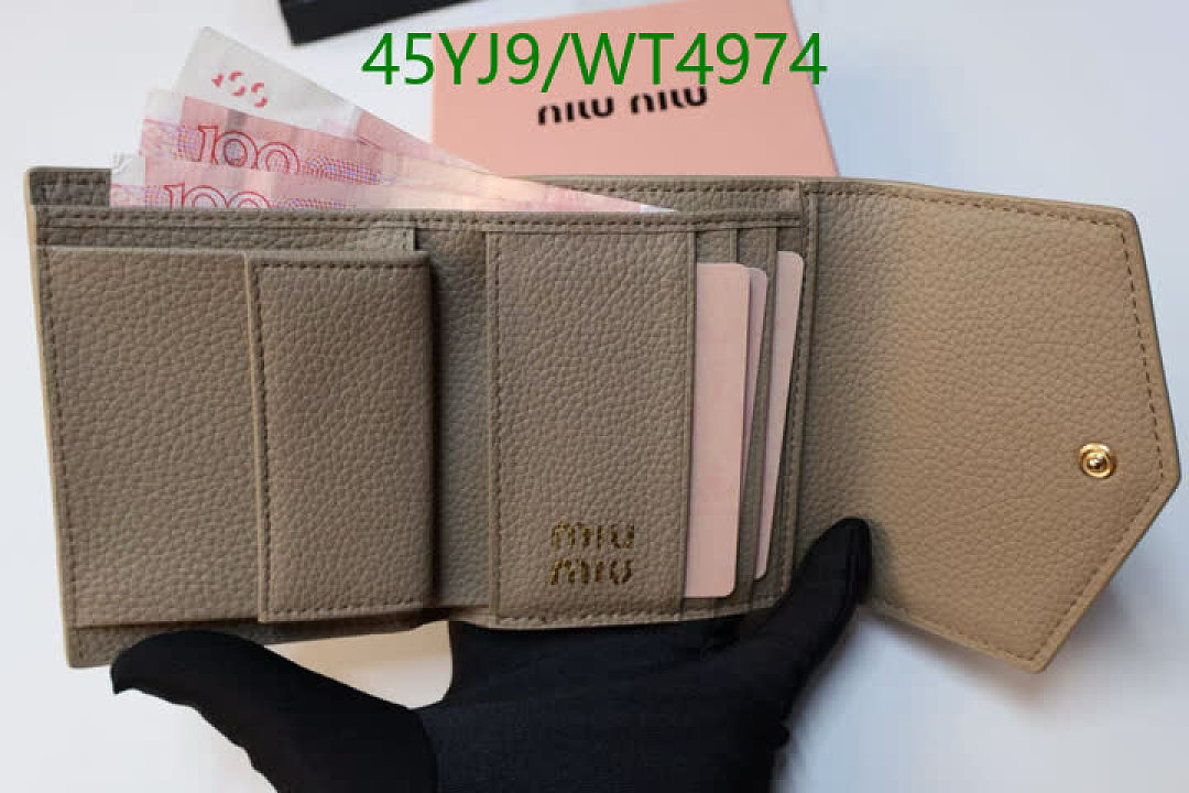 Miu Miu-Wallet-4A Quality Code: WT4974 $: 45USD
