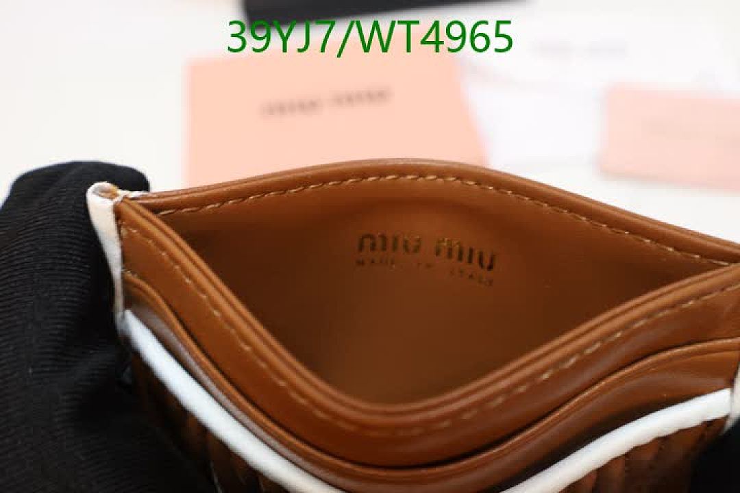 Miu Miu-Wallet-4A Quality Code: WT4965 $: 39USD