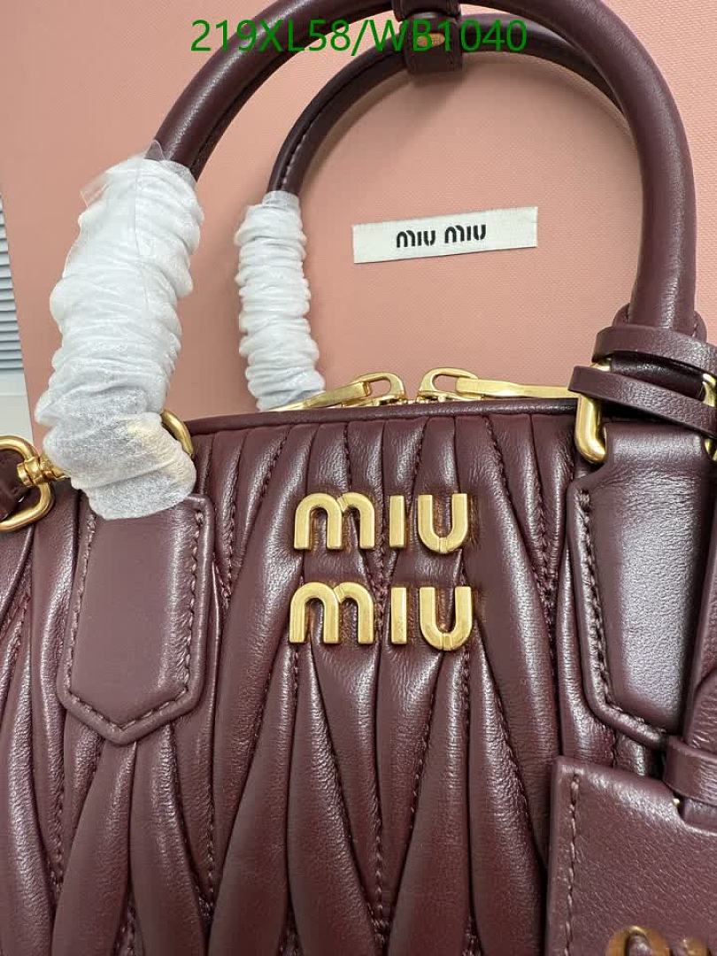 Miu Miu-Bag-Mirror Quality Code: WB1040 $: 219USD