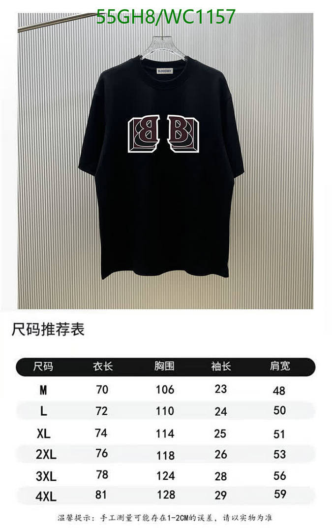 Burberry-Clothing Code: WC1157 $: 55USD