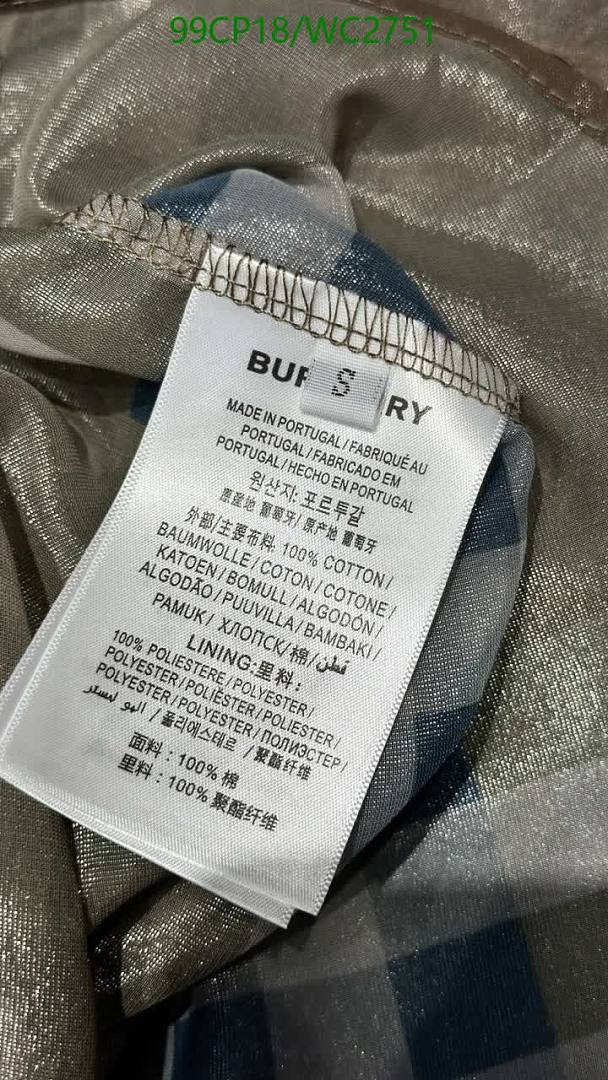 Burberry-Clothing Code: WC2751 $: 99USD