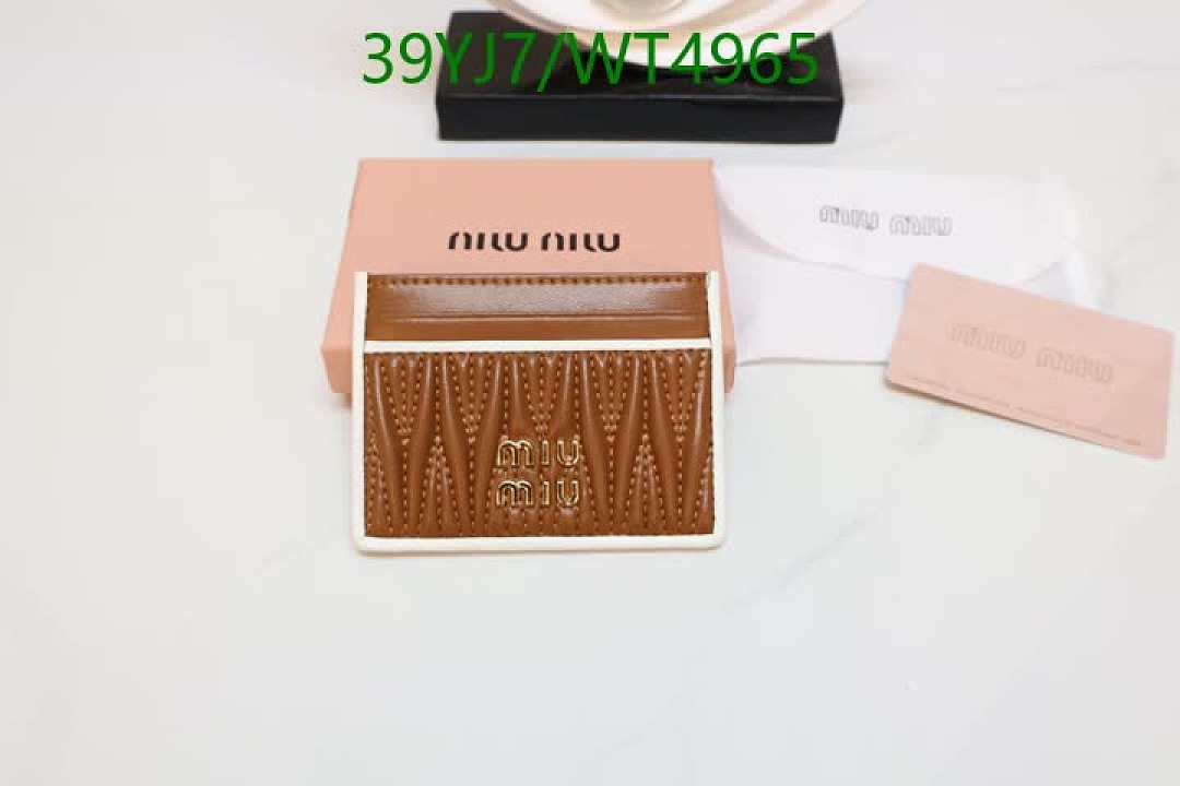 Miu Miu-Wallet-4A Quality Code: WT4965 $: 39USD