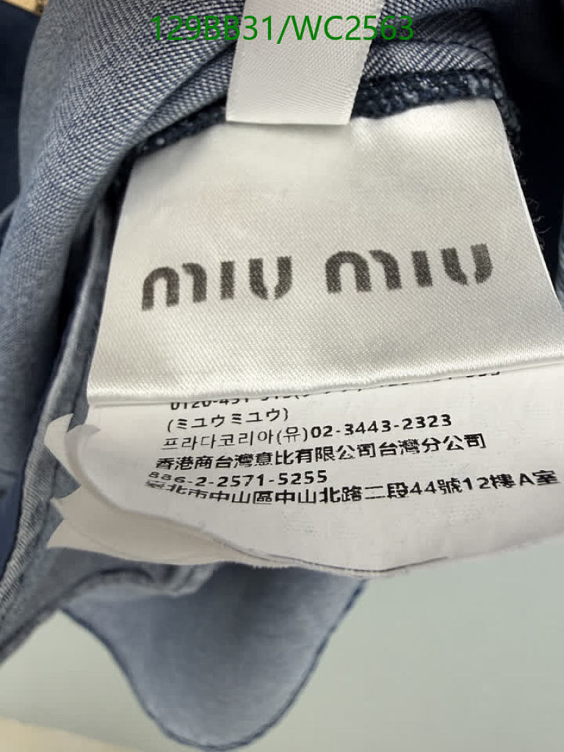 Miu Miu-Clothing Code: WC2563 $: 129USD