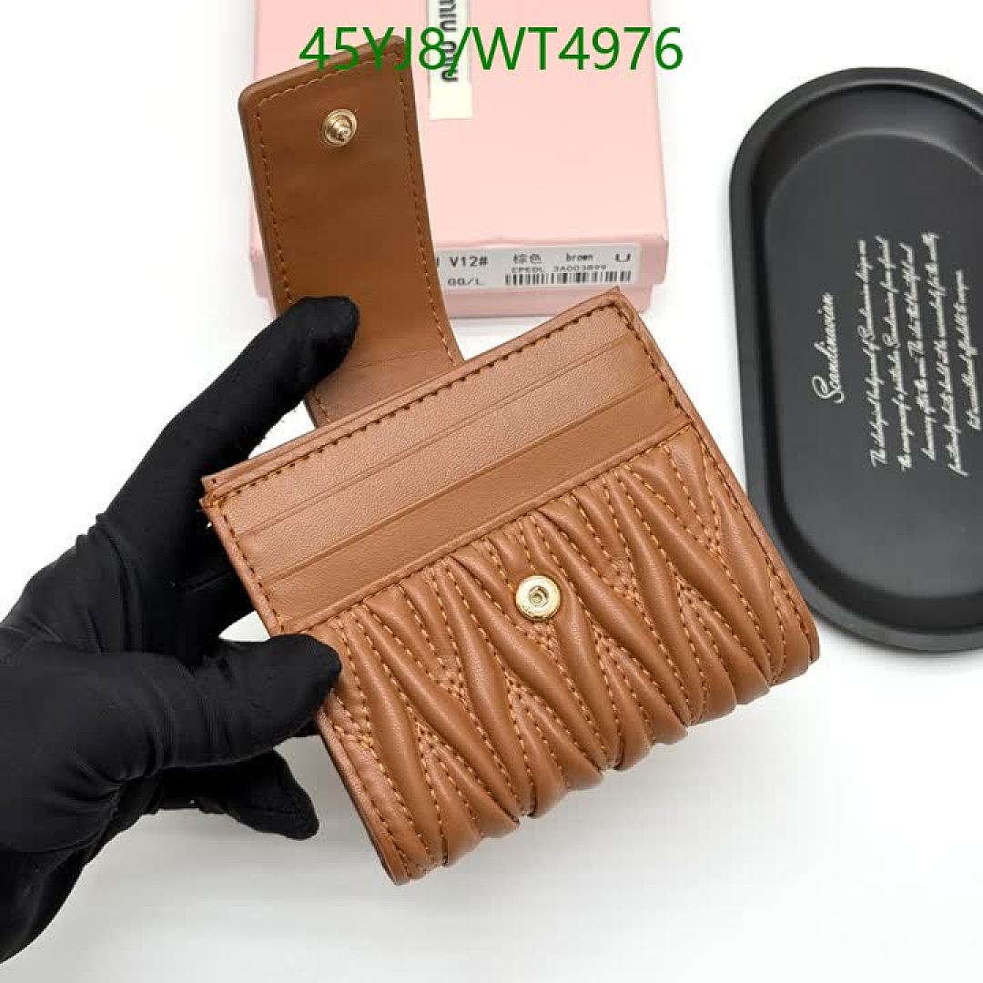 Miu Miu-Wallet-4A Quality Code: WT4976 $: 45USD