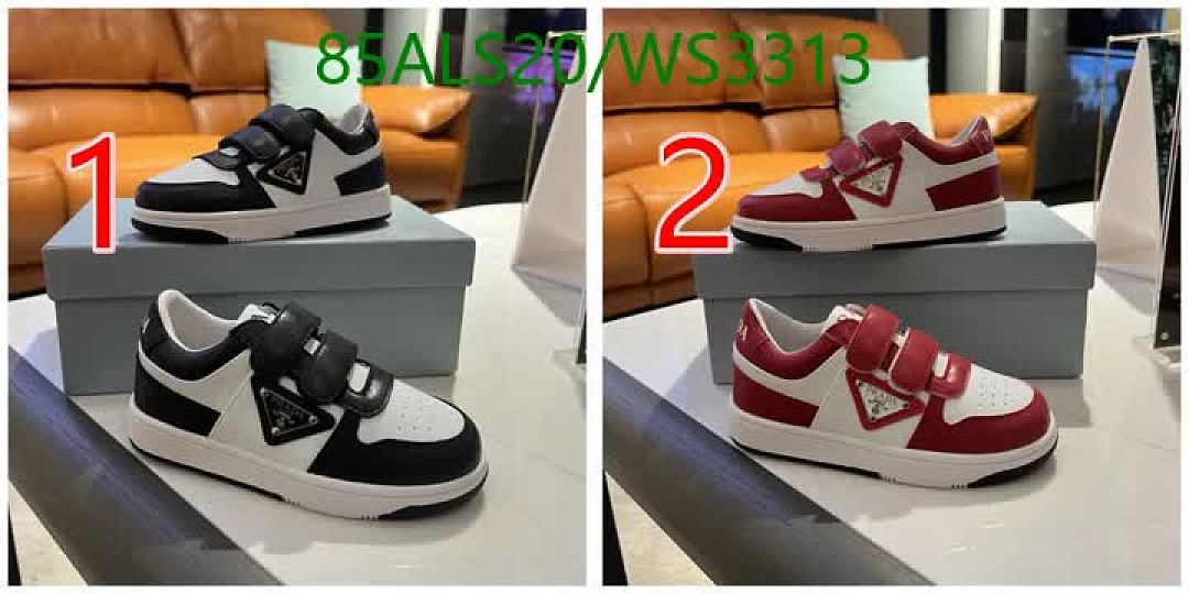 Prada-Kids shoes Code: WS3313 $: 85USD