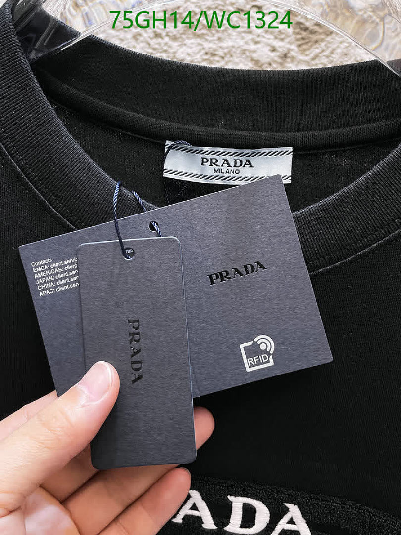 Prada-Clothing Code: WC1324 $: 75USD