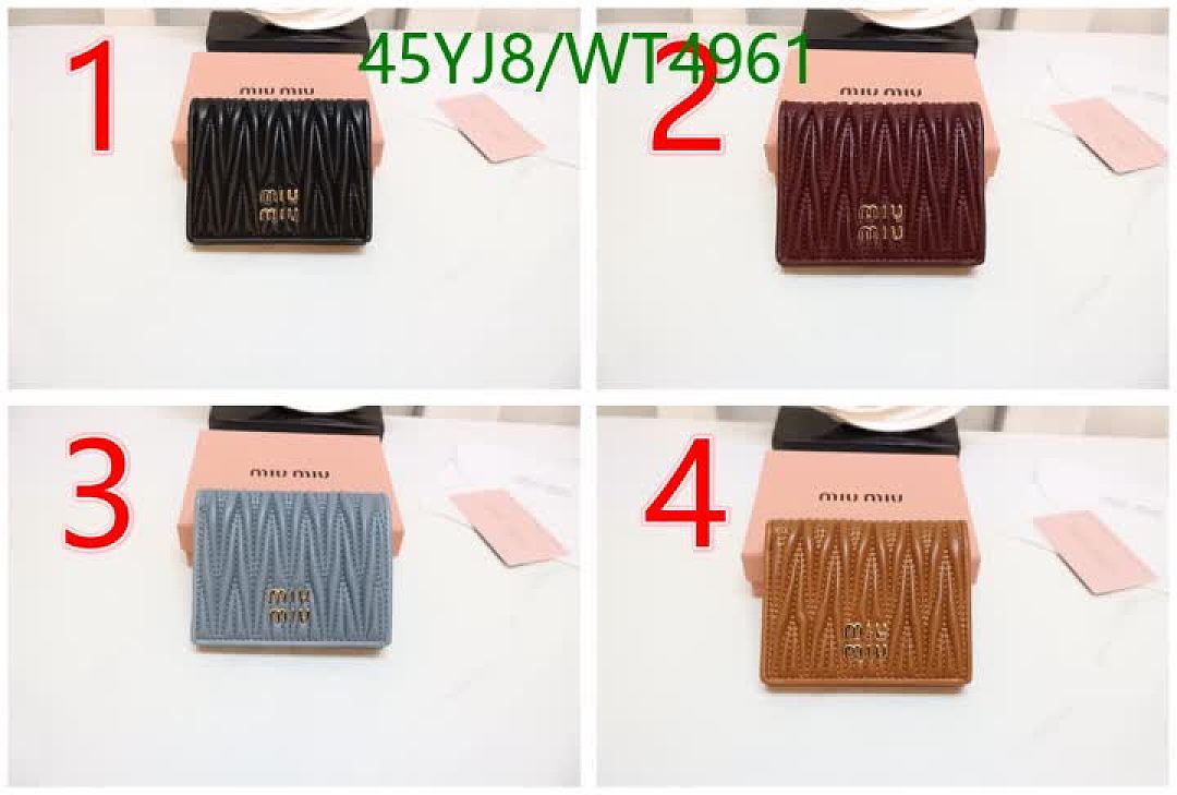 Miu Miu-Wallet-4A Quality Code: WT4961 $: 45USD