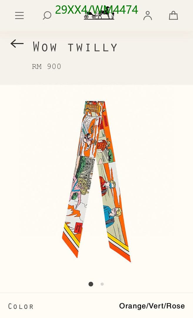 Hermes-Scarf Code: WM4474 $: 29USD