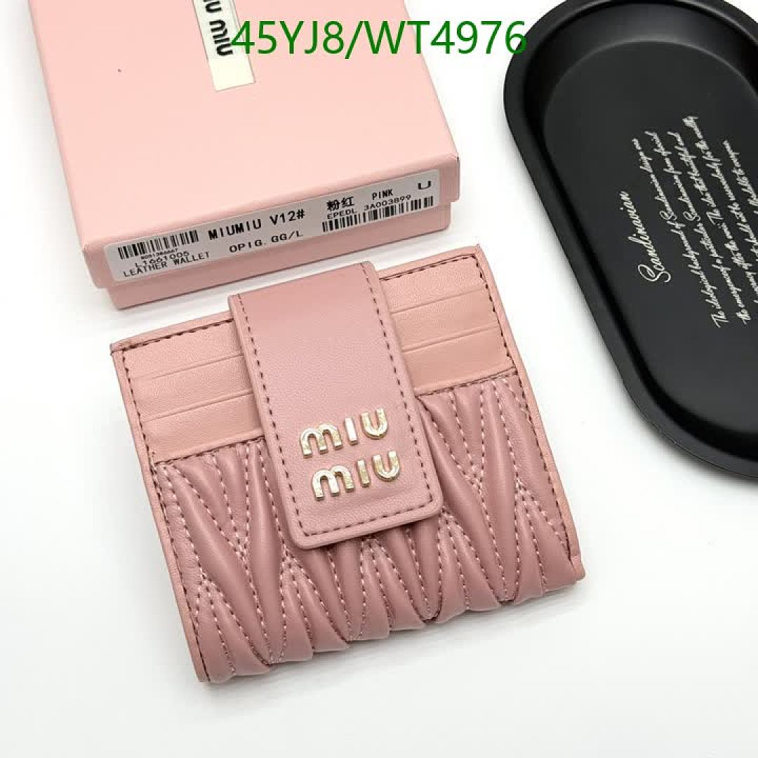 Miu Miu-Wallet-4A Quality Code: WT4976 $: 45USD
